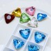 DZ 3012 23x23 mm Triangle shape crystal fancy stone 